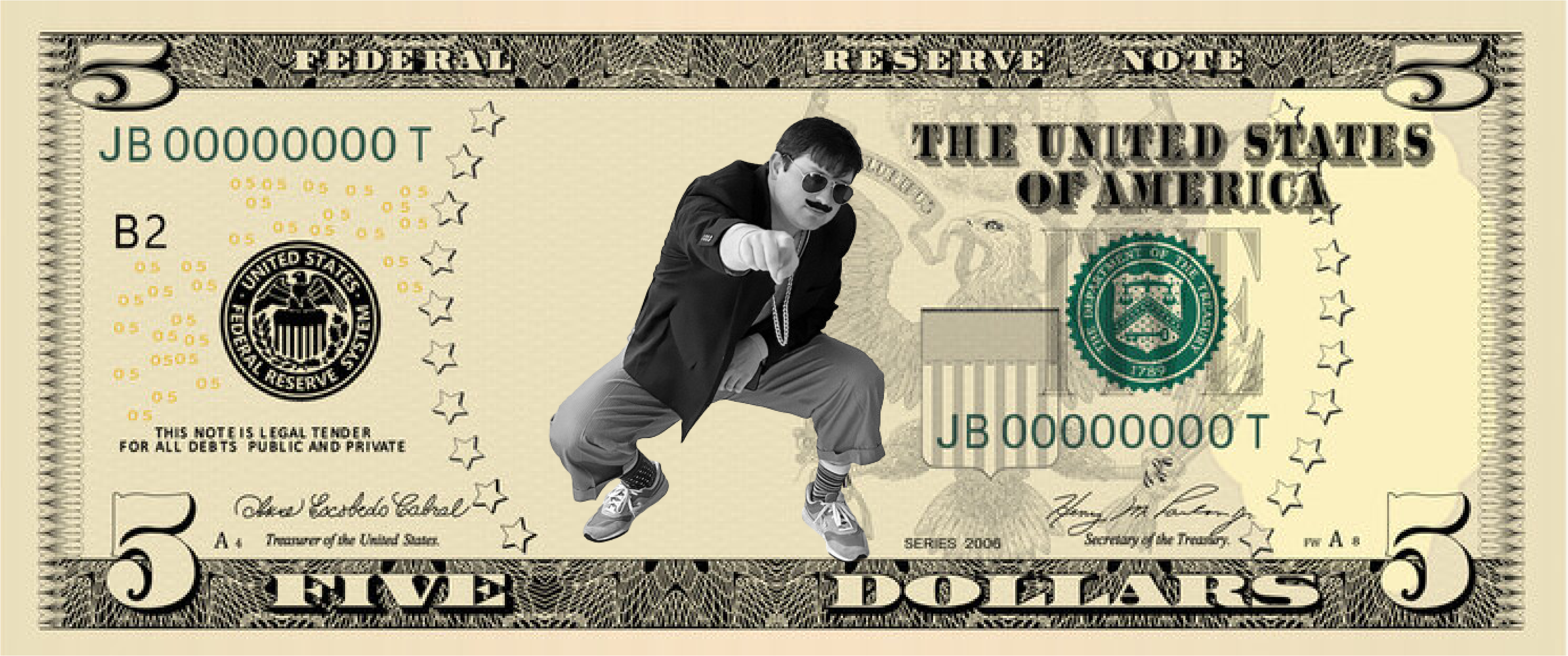 FS5 five-dollar bill