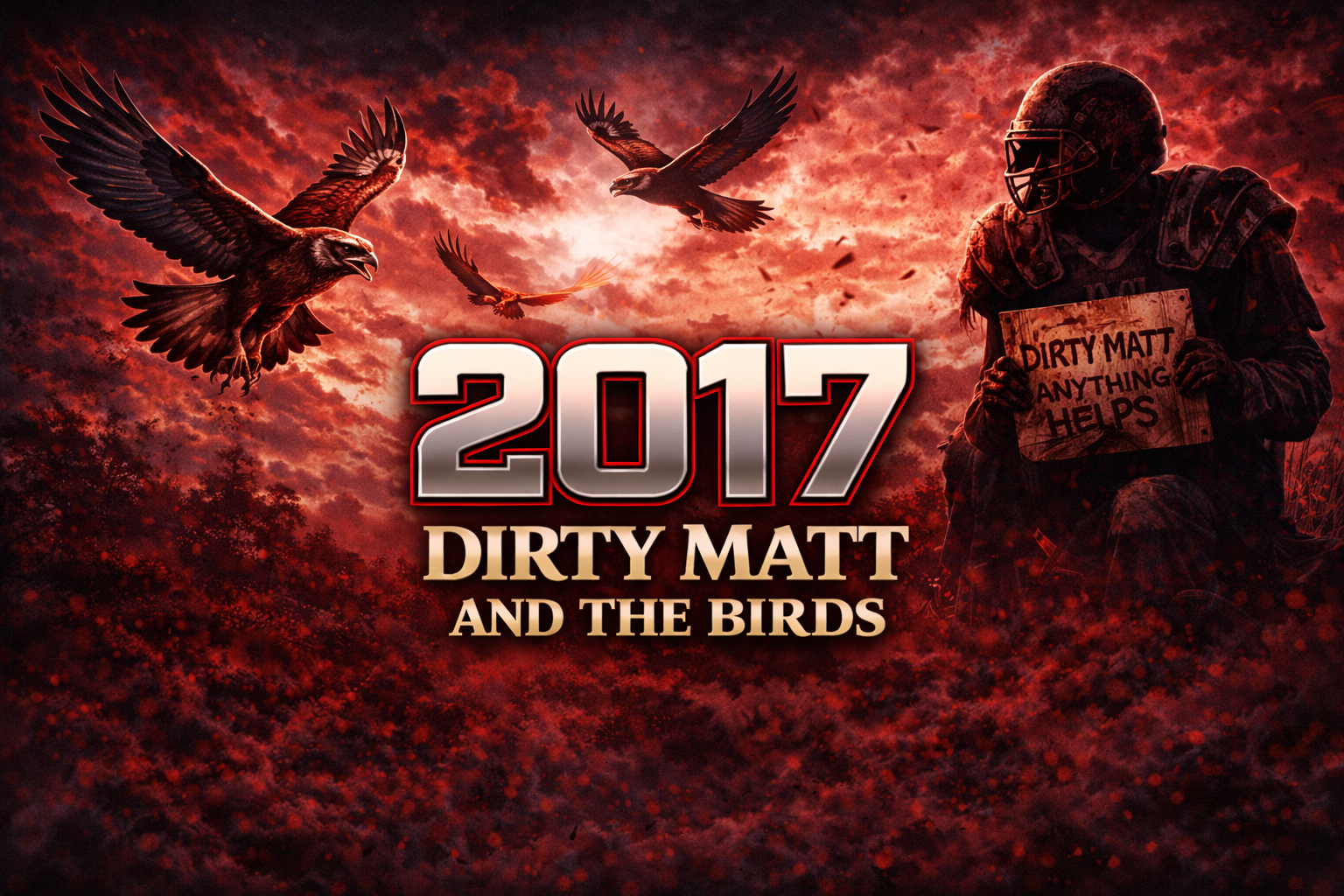 2017 championship artwork for Dirty Matt and the Birds