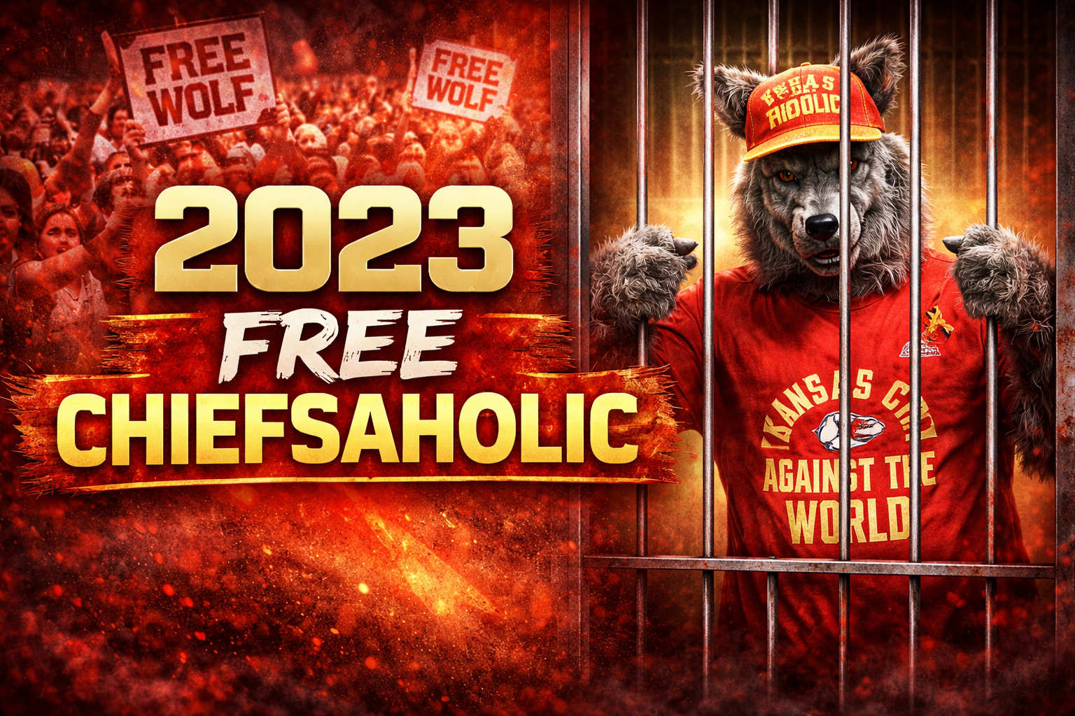 2023 championship artwork for Free ChiefsAholic
