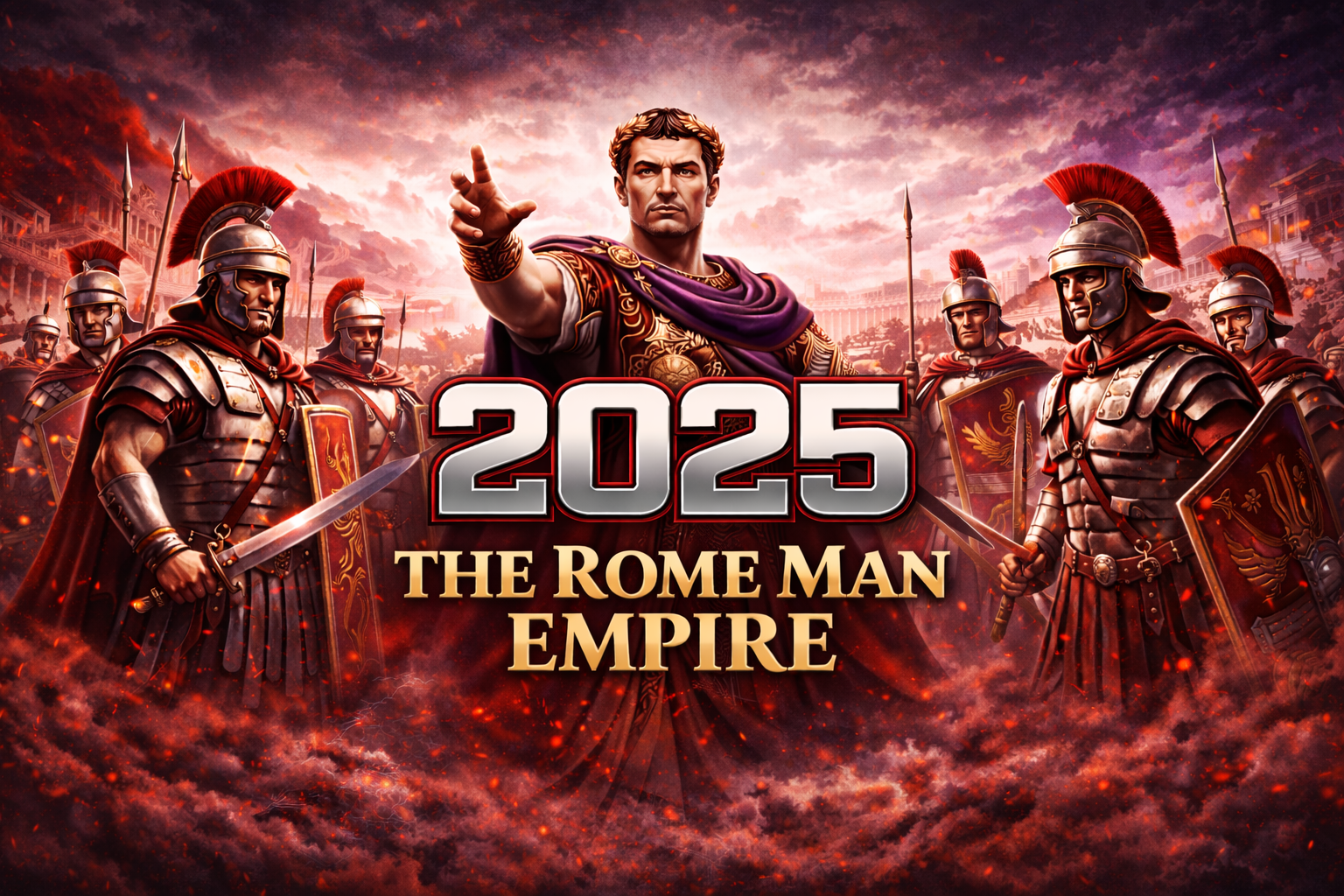 2025 championship artwork for The Rome Man Empire