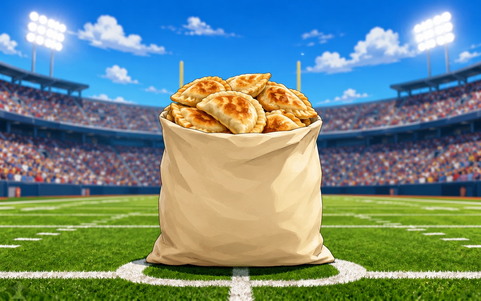 Custom artwork for the 2025 third place bowl